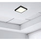 Painel Home Led Sobrepor Quadrado 1530 Lúmens 6500K Branco Frio 18W Bivolt 20,7X20,7 Preto Llum Bronzearte