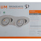 Architect Embutir Duas Luzes 1180 Lumens 4200K Branco Neutro 16W Branco Bivolt Llum Bronzearte