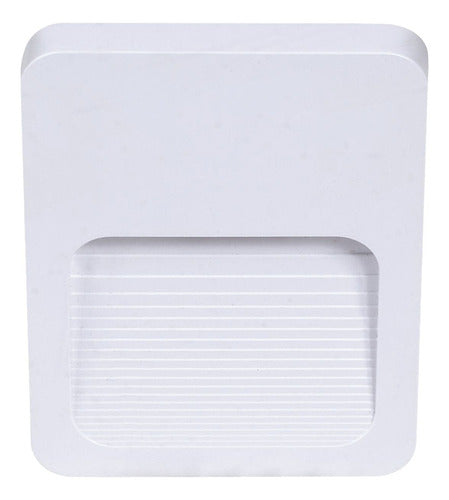 Balizador Sobrepor Wall Confort Externo Led 2W 3000K Bivolt Branco Llum Bronzearte