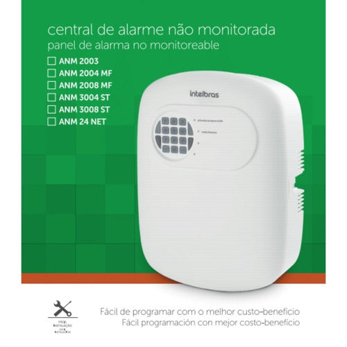 Central De Alarma Intelbras Anm 24 Net Via Smartfone Se0210