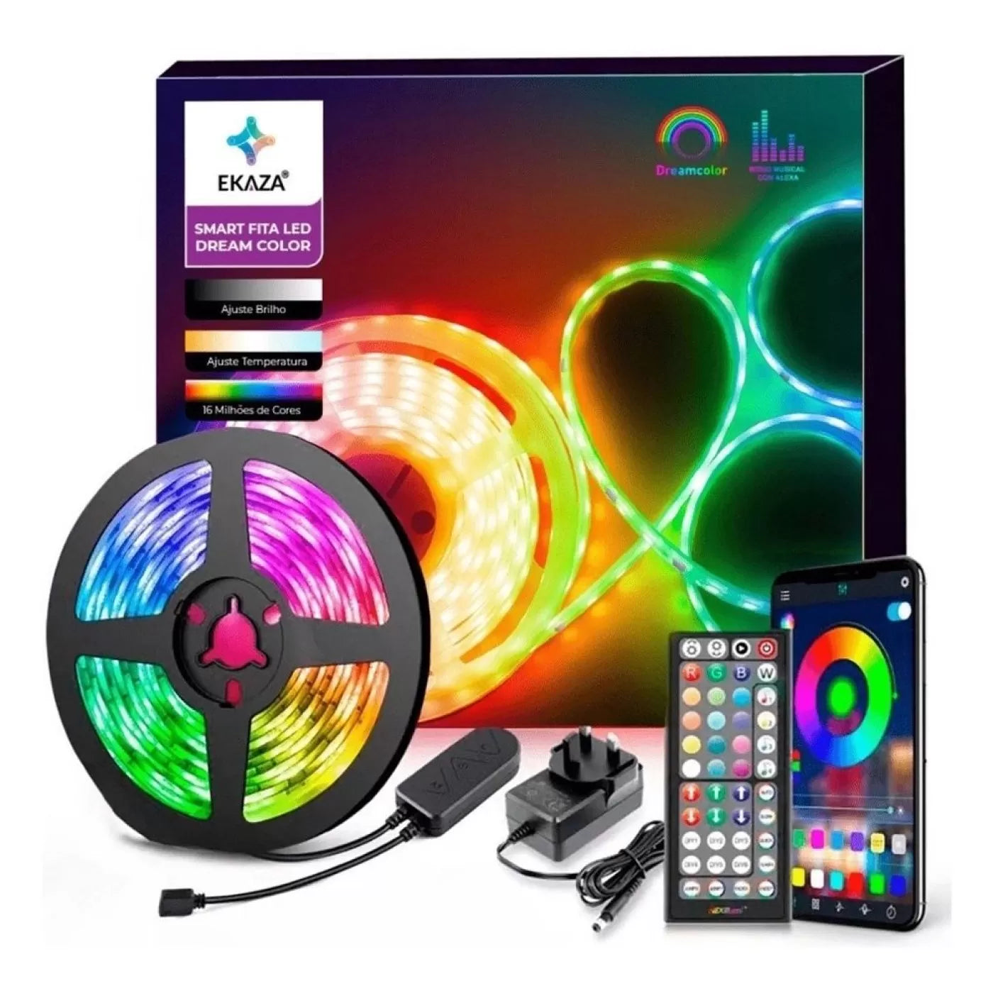 Ekaza Smart Fita Led Dreamcolor Rgbic +W