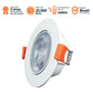 Spot Easy Led Embutir Redondo 630 Lúmens 7w Bivolt 8,5 cm Branco Llum Bronzearte