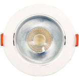 Spot Led Easy Led Embutir Redondo 960 Lúmens 12W Bivolt 10,5 Cm Branco Llum Bronzearte