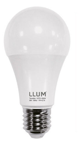 Lampada Led Bulbo Led A60 E27 6500K Branco Frio 15W Bivolt Cor Da Luz Branco-Frio 110V/220V