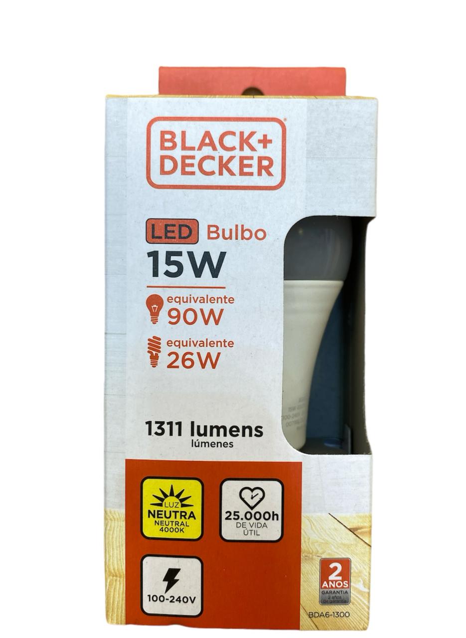 Lamp. Led B+D Bulbo A60 15W 4000K 100-240V     Bda6-1300-05 -