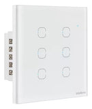 Interruptor Inteligente Izy Smart Wifi Touch 6 Teclas Ews 1006 Branco- Intelbras