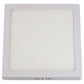 Painel Home Led Sobrepor Quadrado 2040 Lúmens 6500K Branco Frio 24W Bivolt 27,5X27,5 Branco Llum Bronzearte