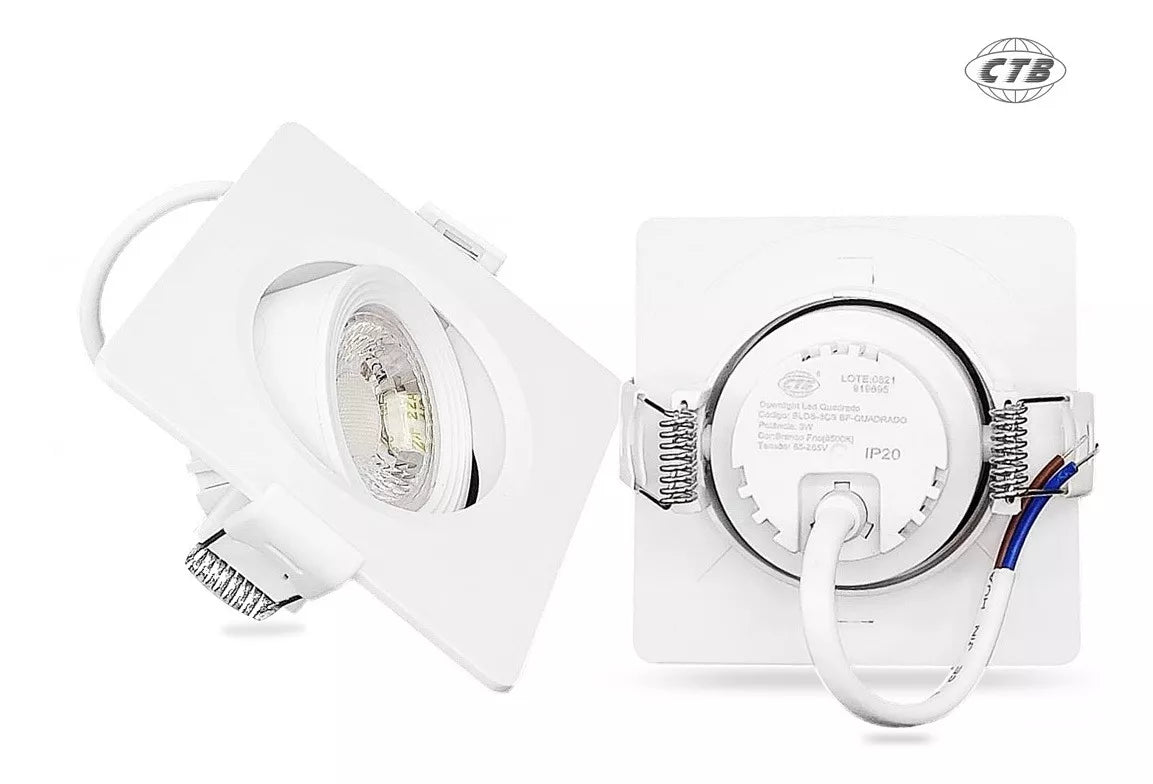 Downlight Led Blds-3Cs Bq(Cob)(Quadrado)