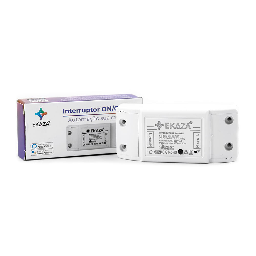 Interruptor On/Off Wi-Fi+Bluetooth - T106 - Ekaza