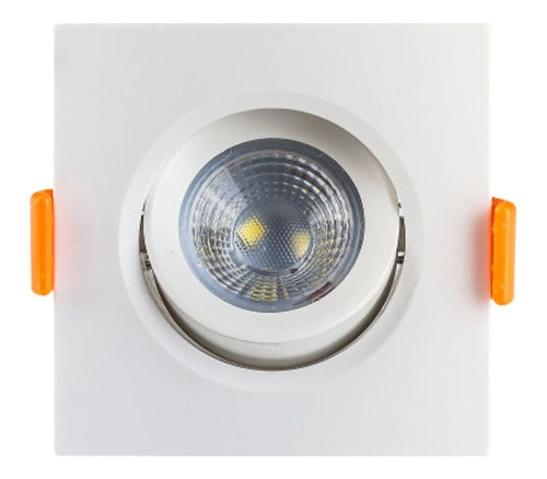 Spot Easy Led Embutir Quadrado 3W Bivolt Branco Llum Bronzearte