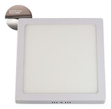 Painel Home Led Sobrepor Quadrado 1850 Lúmens 4000K Branco Neutro 24W Bivolt 28,5X28,5 Branco Llum Bronzearte