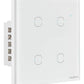 Interruptor Inteligente Izy Smart Wifi Touch 4 Teclas Ews 1004 Branco- Intelbras