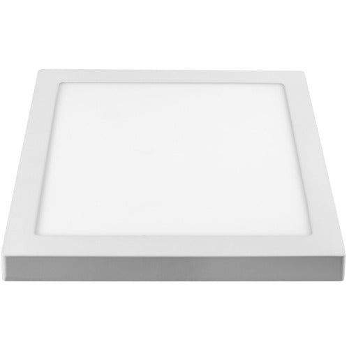 Painel Home Led Sobrepor Quadrado 1400 Lúmens 4000K Branco Neutro 18W Bivolt 21X21 Branco Llum Bronzearte