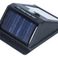 Arandela Solar Com Sensor 100 Lumens 6000K Branco Frio 2W 180º Preto Bivolt Ctb