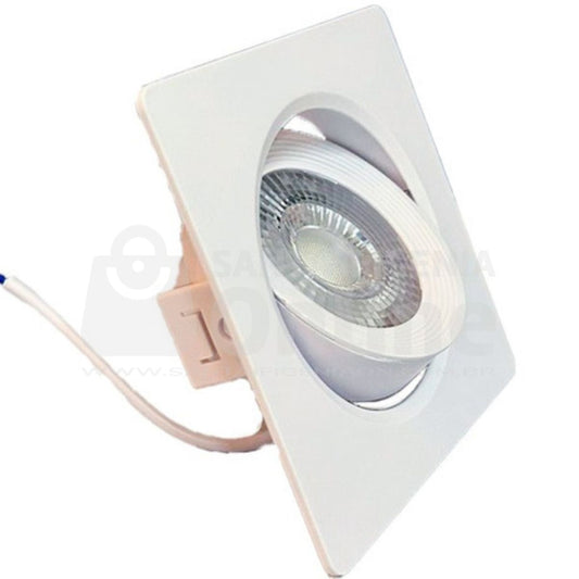 Downlight Led Blds-7Cs Br/Bn(Cob)(Quadrado)