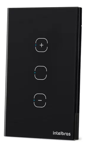 Interruptor Intelig Dimmer Izy Smart Touch 1 Tecla Ews 1001 Preto - Intelbras -