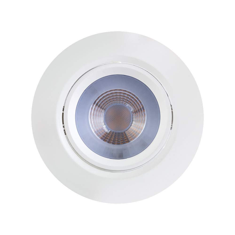 Spot Easy Led Embutir Redondo 630 Lúmens 7w Bivolt 8,5 cm Branco Llum Bronzearte