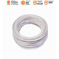 Cable Coaxial Bipolar Cftv Full Hd 75 Ohms 4Mm Pvc 80% 100Mts Cable De Conexion Blanco