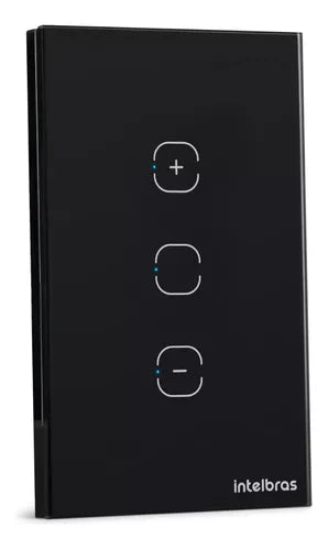 Interruptor Intelig Dimmer Izy Smart Touch 1 Tecla Ews 1001 Preto - Intelbras -