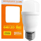 Lampada Led Mini Bulbo T45 E27 803 Lumens 3000K Branco Quente 9W Bivolt 180° Llum Bronzearte