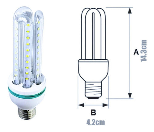 Lámpara Led Blme-9W/H Económica Bq