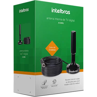 Antena De Tv Int Digital Uhf/Vhf/Hdtv Ai 2031 - Intelbras - Intelbras - Comunica