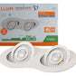 Architect Embutir Duas Luzes 1180 Lumens 4200K Branco Neutro 16W Branco Bivolt Llum Bronzearte