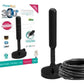 Antena Digital Com Imã Cabo 1,5M Primetech 360° Flex Adf-1