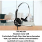 Headset Intelbras Usb Ths 40 Fone Mic Tubo De Voz Removível